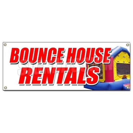 BOUNCE HOUSE RENTALS BANNER SIGN Party Photobooth Inflatable Moonwalk